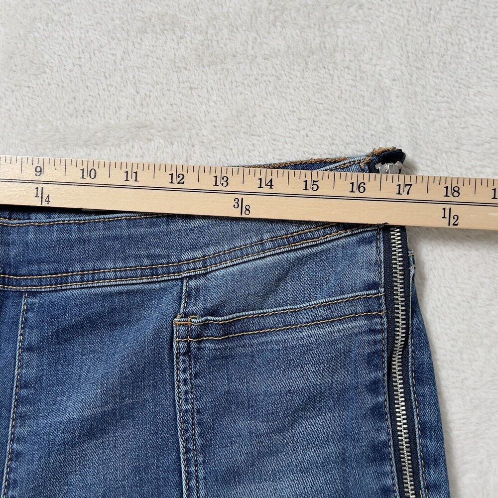 Anthropologie Pilcro Utility High Rise Cropped Bootcut Jeans Women Sz 32 - Picture 13 of 16